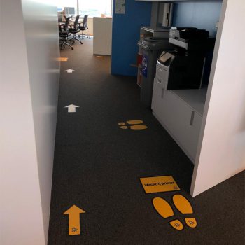 Vloerstickers - Vloerbedekking