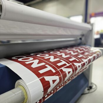 Lamineren van Stickers